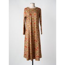 MD'M - Robe longue marron en polyester - Femme - Taille 40 - Modz