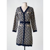LEO & UGO - Robe mi-longue bleu en viscose - Femme - Taille 36 - Modz