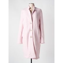 MARIA BELLENTANI - Manteau long rose en acrylique - Femme - Taille 40 - Modz