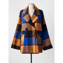 LOLA CASADEMUNT - Manteau court jaune en polyester - Femme - Taille 42 - Modz