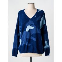 ESTHEME - Pull bleu en cachemire - Femme - Taille 38 - Modz