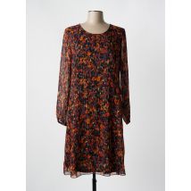 GEVANA - Robe mi-longue marron en polyester - Femme - Taille 42 - Modz