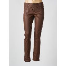 ATELIER GARDEUR - Pantalon slim marron en coton - Femme - Taille 36 - Modz
