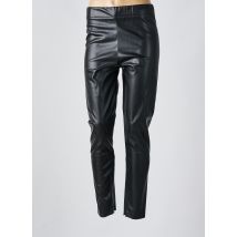 LESLIE - Pantalon droit noir en polyester - Femme - Taille 44 - Modz
