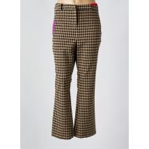 LOLA CASADEMUNT - Pantalon flare beige en polyester - Femme - Taille 42 - Modz