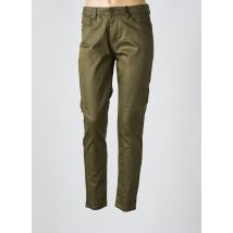 EVA KAYAN - Pantalon slim vert en coton - Femme - Taille 38 - Modz