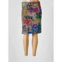 OLIVIER PHILIPS - Jupe mi-longue bleu en polyester - Femme - Taille 40 - Modz