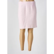 MARIA BELLENTANI - Jupe courte rose en laine - Femme - Taille 40 - Modz