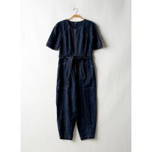 IDANO - Combi-pantalon bleu en lin - Femme - Taille 38 - Modz