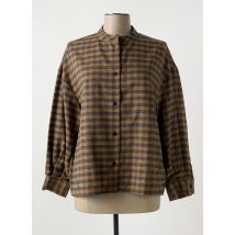 JANIS & JOHN - Chemisier marron en coton - Femme - Taille TU - Modz