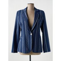 MARIELY - Blazer bleu en coton - Femme - Taille 38 - Modz