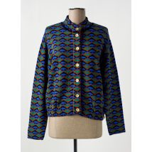 ALDO MARTIN'S - Gilet manches longues bleu en viscose - Femme - Taille 38 - Modz