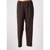 KAKIE - Pantalon droit marron en polyester - Femme - Taille 50 - Modz