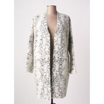 MARINA V - Manteau long gris en polyamide - Femme - Taille 40 - Modz