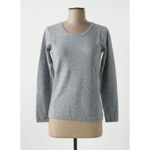 GIORGIO BARBARA - Pull gris en cachemire - Femme - Taille 40 - Modz