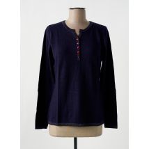 GIORGIO BARBARA - Pull bleu fonce en merinos - Femme - Taille 38 - Modz