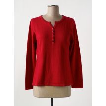 GIORGIO BARBARA - Pull rouge fonce en merinos - Femme - Taille 38 - Modz