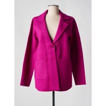 MARINA V - Gilet manches longues rose en viscose - Femme - Taille 42 - Modz