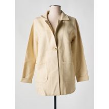 MARINA V - Gilet manches longues beige en viscose - Femme - Taille 36 - Modz