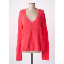 GARCIA - Pull rouge en coton - Femme - Taille 40 - Modz