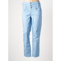 LUI JO - Pantalon droit bleu en coton - Femme - Taille TU - Modz
