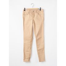 LUI JO - Pantalon slim beige en coton - Femme - Taille TU - Modz