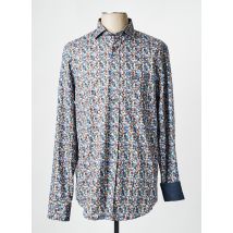 FELLOWS UNITED - Chemise manches longues bleu en coton - Homme - Taille M - Modz