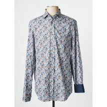 FELLOWS UNITED - Chemise manches longues bleu en coton - Homme - Taille M - Modz