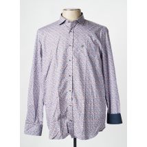 FELLOWS UNITED - Chemise manches longues bleu en coton - Homme - Taille XXL - Modz