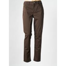 LIU JO - Pantalon slim marron en coton - Femme - Taille 42 - Modz