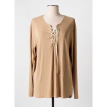SWEET PANTS - T-shirt beige en viscose - Femme - Taille 38 - Modz