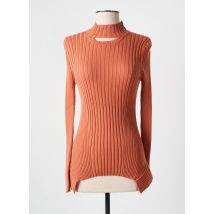WOLFORD - Pull orange en laine vierge - Femme - Taille 44 - Modz