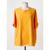 PAULE KA - Blouse orange en acetate - Femme - Taille 38 - Modz