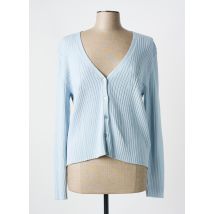 RODIER - Gilet manches longues bleu en coton - Femme - Taille 42 - Modz