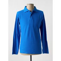 SLAZENGER - Polo bleu en coton - Homme - Taille S - Modz