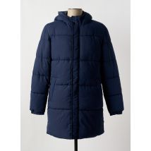 JACK & JONES - Manteau long bleu en polyester - Homme - Taille L - Modz