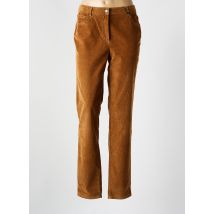 CAROLL - Pantalon slim marron en coton - Femme - Taille 44 - Modz