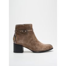 FUGITIVE BY FRANCESCO ROSSI - Bottines/Boots marron en cuir - Femme - Taille 36 - Modz