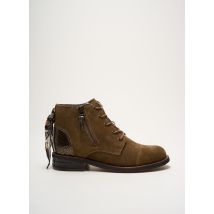 GOODSTEP - Bottines/Boots vert en cuir - Femme - Taille 37 - Modz
