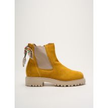 GOODSTEP - Bottines/Boots jaune en cuir - Femme - Taille 41 - Modz