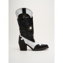 NEMONIC - Bottes noir en cuir - Femme - Taille 39 - Modz