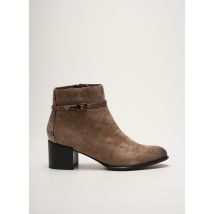 FUGITIVE BY FRANCESCO ROSSI - Bottines/Boots beige en cuir - Femme - Taille 41 - Modz