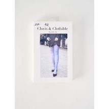 CLOVIS & CLOTHILDE - Collants bleu en polyamide - Femme - Taille 3 - Modz