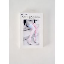 CLOVIS & CLOTHILDE - Collants orange en polyamide - Femme - Taille 3 - Modz