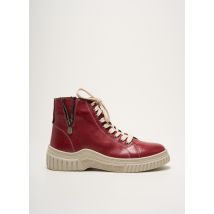 COCO ET ABRICOT - Baskets rouge en cuir - Femme - Taille 40 - Modz
