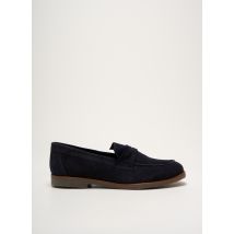 ALIWELL - Mocassins bleu en cuir - Femme - Taille 39 - Modz