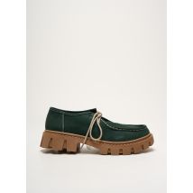 COCO ET ABRICOT - Derbies vert en cuir - Femme - Taille 41 - Modz