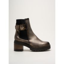 COCO ET ABRICOT - Bottines/Boots or en cuir - Femme - Taille 41 - Modz
