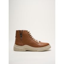 COCO ET ABRICOT - Baskets marron en cuir - Femme - Taille 41 - Modz