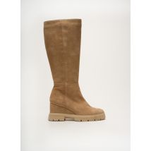 SOFTWAVES - Bottes beige en cuir - Femme - Taille 41 - Modz